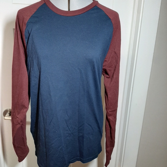 OLD NAVY Mens Raglan-Sleeve Colour-Blocked - Picture 1 of 4